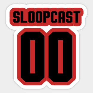 Number 00 Sticker